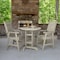 Highwood Usa Weatherly 3pc Round Counter Height Outdoor Patio Furniture Dining Set AD-CNW36-WAE - alternate 3